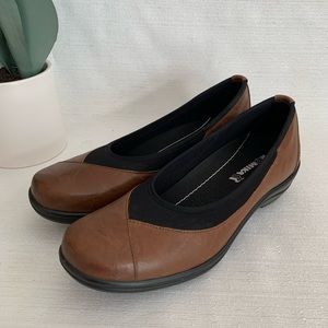 ROMIKA Cassie Brandy Leather Casual Slip On Wedge Loafers Woman’s EU39 US8.5